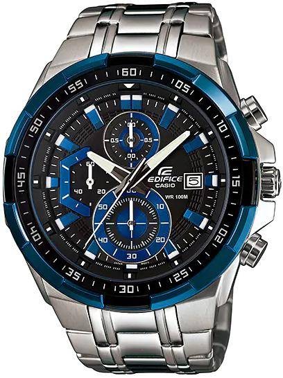 Casio Uomo Nero Edifice Chronograph Quartz Efr-539D-1A2v Efr539d-1A2v Orologio Da - Immagine 5
