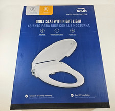 Bemis Elongated Bidet Toilet Seat with Night Light No Outlet Required NEW