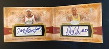 2004-05 Hot Prospects Alumni Ink Dual Auto Jason Richardson Zach Randolph 7/50