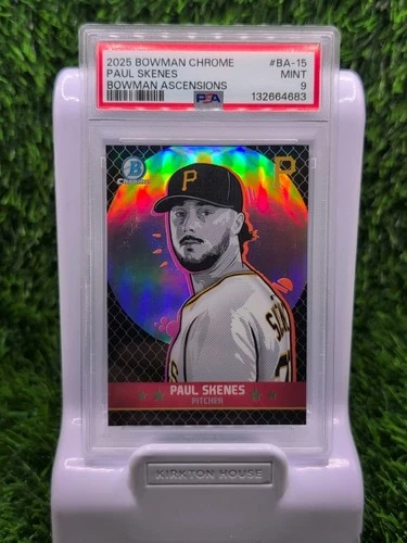 2025 Bowman Chrome - Paul Skenes Ascensions Case Hit SP #BA-15 PSA 9
