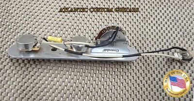 Tele 4 Way REVERSE Wiring Harness CTS Pots, Centralab 4-way, Mallory .047uf Cap
