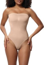 Strapless Thong Bodysuit Shapewear
