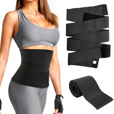 Unsichtbarer Taillentrainer Wickel Bandage Trimmer Bauch Schweiß Gürtel Body Shaper