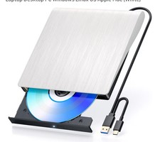 Slim External CD DVD Drive USB 3.0 Disc Player Burner Writer For Laptop PC Mac