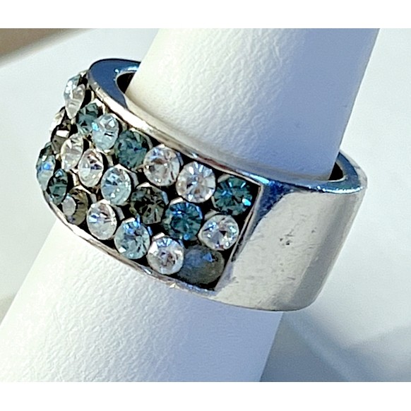 SPARKLING SOLID 925 STERLING SILVER MULTICOLORED … - image 5