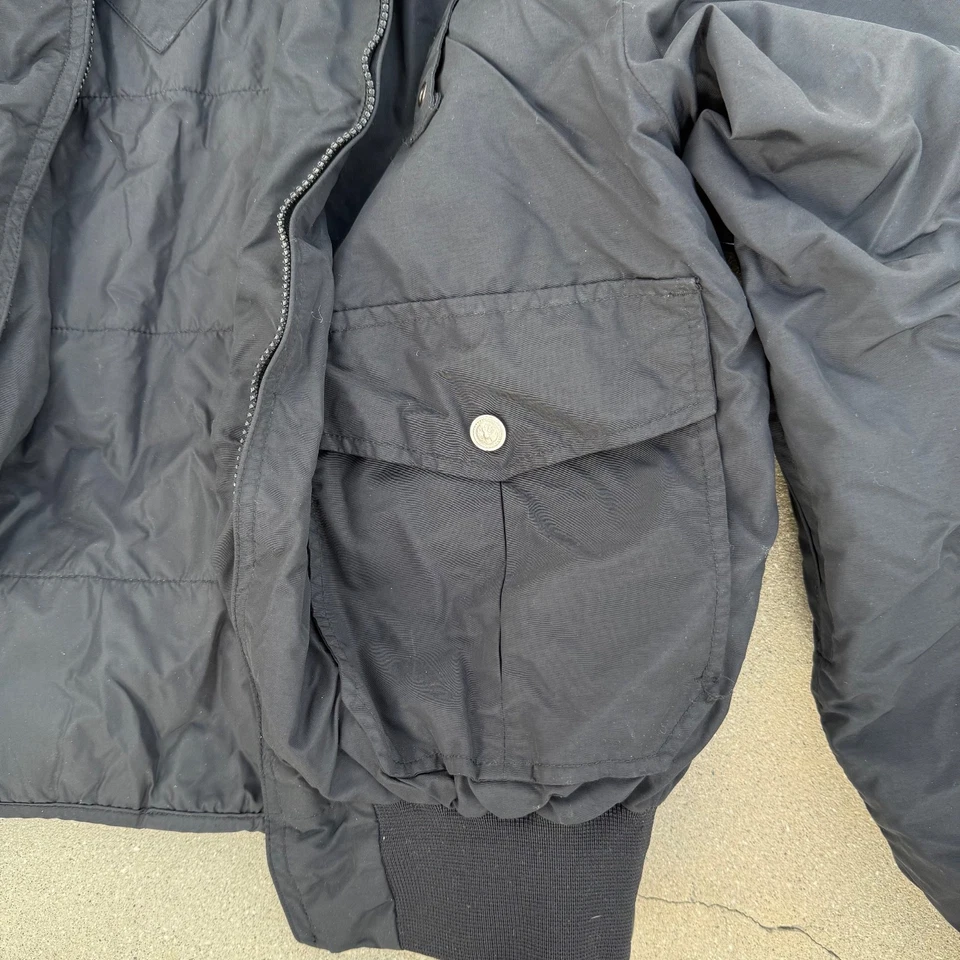 Spiewak Golden Fleece Jacket M Thinsulate WeatherTech Black Bomber Police Style - Image 3 of 4