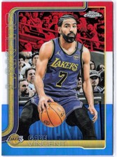 2025-26 Topps Chrome Gabe Vincent 119 Red White and Blue Refractor