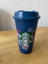Starbucks Blue/Purple  Colour Changing Reusable Hot Cold Cup Grande/16oz