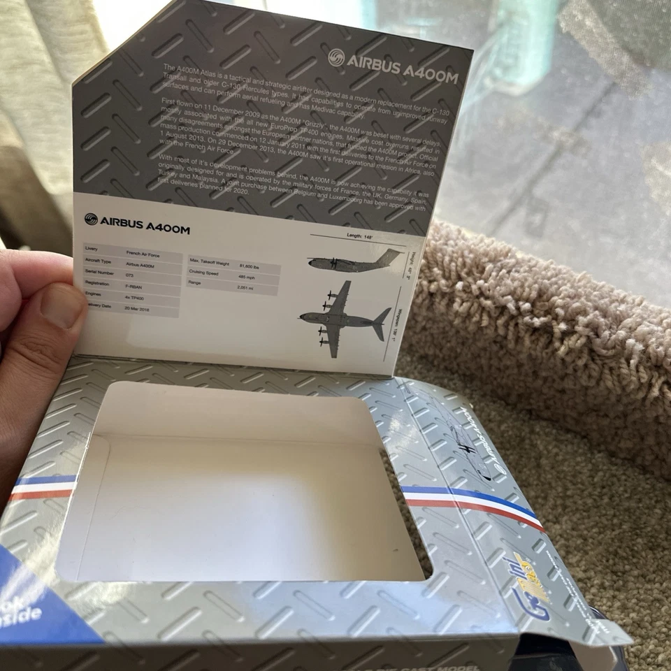 1/400 1:400 Gemini Jets/macs Airbus A400M Armée De Ľair - Image 3 of 4