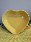 Fiesta Sunflower Medium Heart Bowl Fiestaware Homer Laughlin Pre-owned