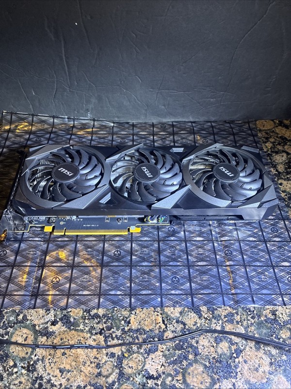 MSI GeForce RTX 3060 VENTUS 3X 12G OC 12GB GDDR6 PCIe 4.0 Graphics Card Grade A