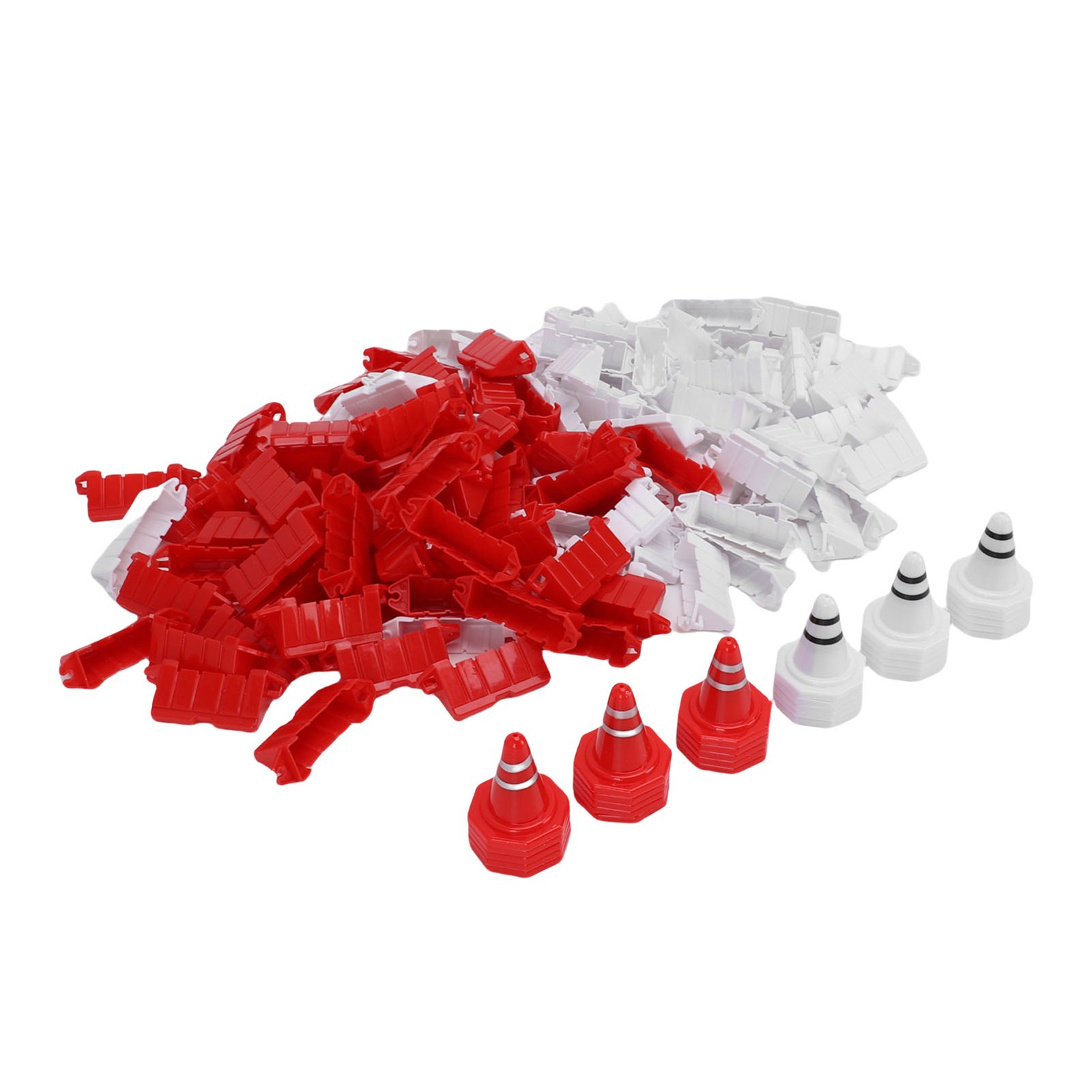120pcs RC Car Racing Track Fence Set Sturdy Drift Field Fence For Indoor RC Raci