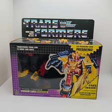 Vintage 1986 Transformers G1 Razorclaw Predacon Leader Boxed Hasbro 5960