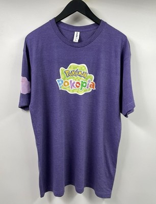 Pokemon Pokopia Nintendo Switch 2 Promo Employee Crew Purple T-Shirt XL