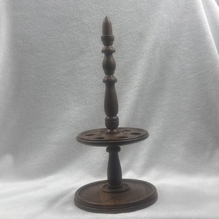 vintage wooden pen holder stand