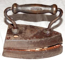 Antique Hubble Cast Iron Sad Iron circa Mid-1800's