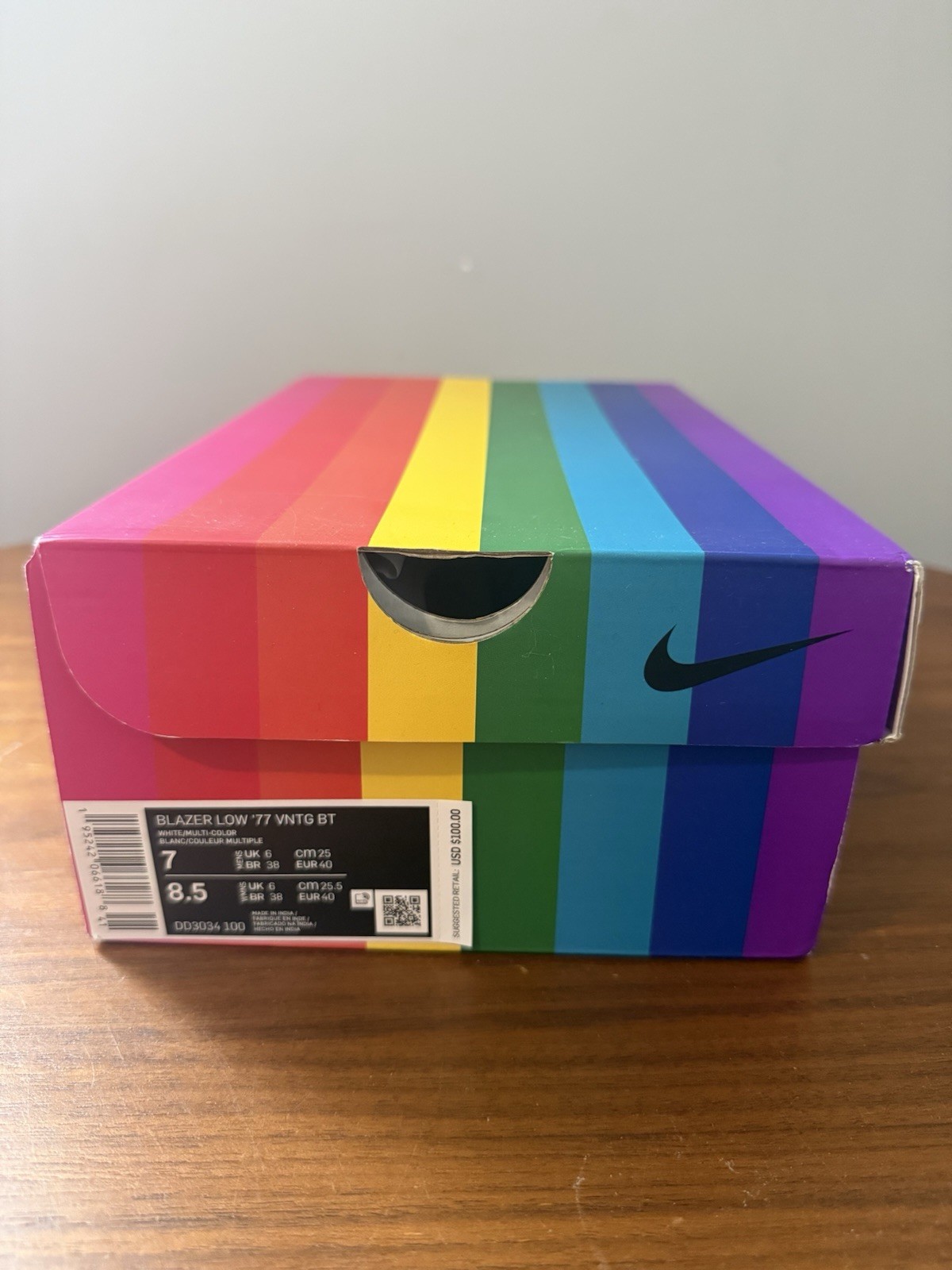 Nike Blazer Low “77 Vintage” “Be True” (2021), Size 7M / 8.5W, Pre-Owned image 6