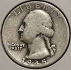 Silver Quarter - Washington - 1945 [323]