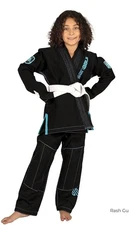 Sanabul Future Legend Jiu Jitsu Kids BJJ Gi Silver/White  size K1  W/ Free Belt