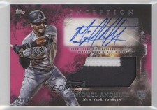 2018 Topps Inception Magenta 28/75 Miguel Andujar #IAP-MA Patch Auto jc3