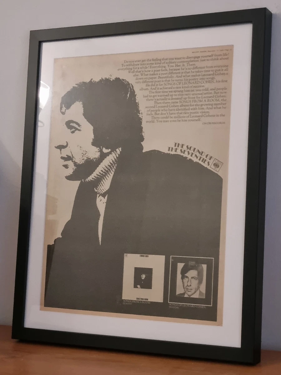 mndihceop Singer Leonard Cohen Citaten Poster Decoratief Schilderij