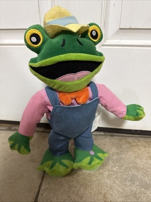 Gemmy FROGZ ''My Money Dont Jiggle Jiggle  Dancing Singing Frog Plush 2023 Easter