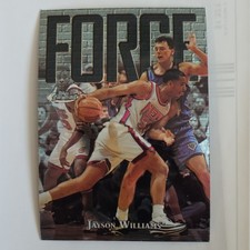 Topps Finest Force Jayson Williams Uncommon Silver #147 New Jersey Nets Insert