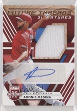 2020 Panini Elite Extra Edition Red 72/99 Adonis Medina #FTS-AM Auto 0f52