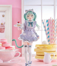 18CM Hatsune Miku Cat Eat Ver PVC Anime Figure Premium Collectible Model Statu
