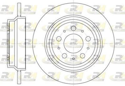 2x ROADHOUSE Bremsscheibe 6620.00 für V70 FIAT BRAVO 288mm 2 198AXA1B Jet VOLVO