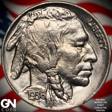 1936 P Buffalo Nickel B0937