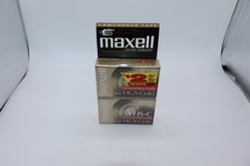 Maxell TC-30 VHS-C Premium High Grade HGX-Gold Camcorder Video Tapes 2 Pack
