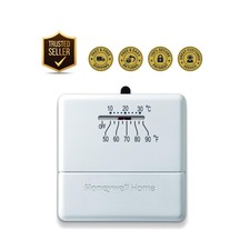 Economy Millivolt Non-Programmable Thermostat with Digital Display - White