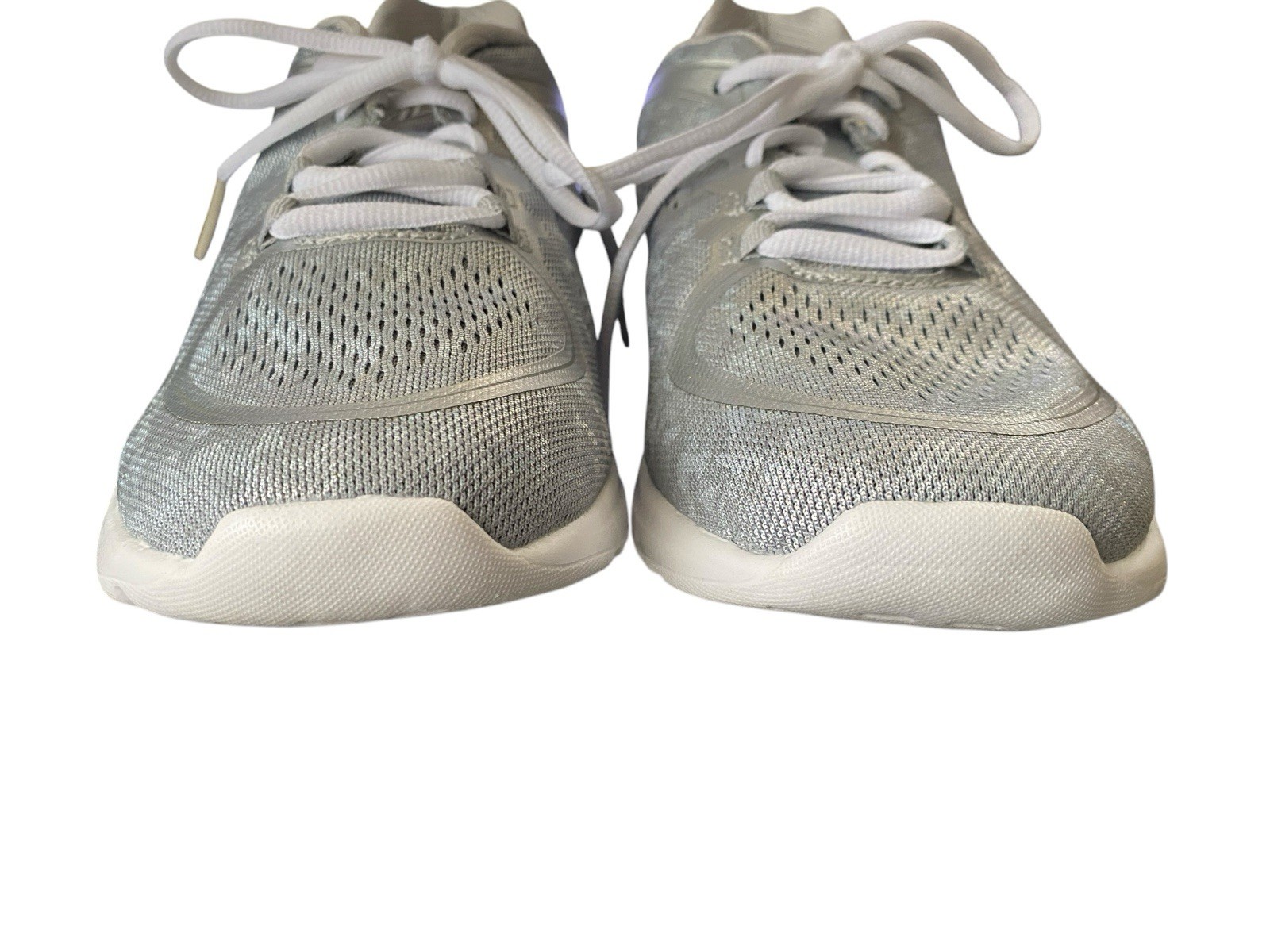 SAOLA Scarpe da allenamento FILA donna taglia 11 sneakers argento metallizzato ottava 2