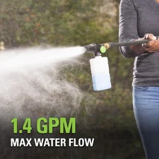 New Greenworks 5202102 High Pressure Washer Soap Applicator 1/4 Quick Connect 