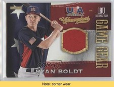 2013 Panini USA Baseball Champions Game Gear Jerseys Ryan Boldt #46 READ 0a1