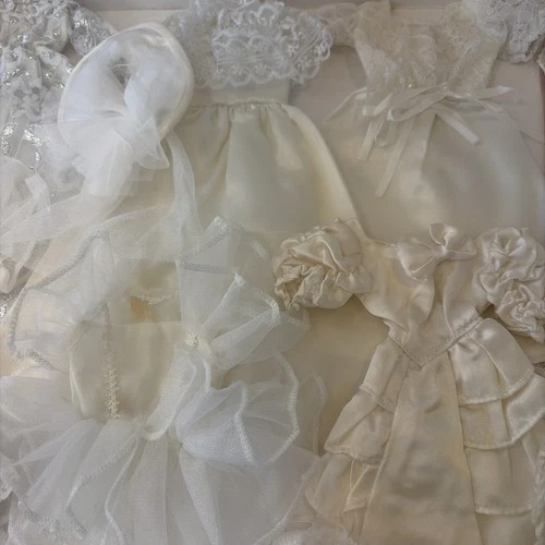 Vintage Barbie Wedding Dresses And Accessories Lot Of 10 Barbie Bridal Gowns