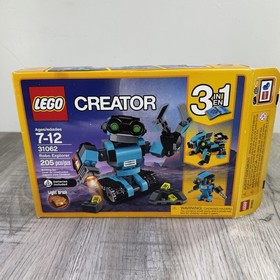 LEGO Creator 3 In 1 Robo Explorer 31062 Robot Dog Bird 100% Complete Manuals Box