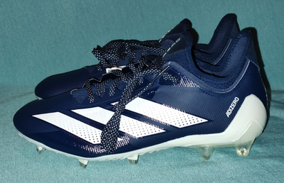 NEW WOB Adidas adizero Electric.1 Navy White Football Cleats  display picture 1