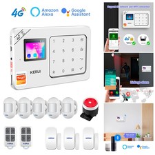 KERUI WIFI 4G GSM Wireless Security Burglar Motion Alarm System Kit for House
