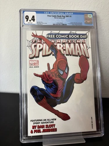 Amazing Spider-Man Free Comic Book Day 2007 #1 💥 CGC 9.4 💥 1st Jackpot FCBD