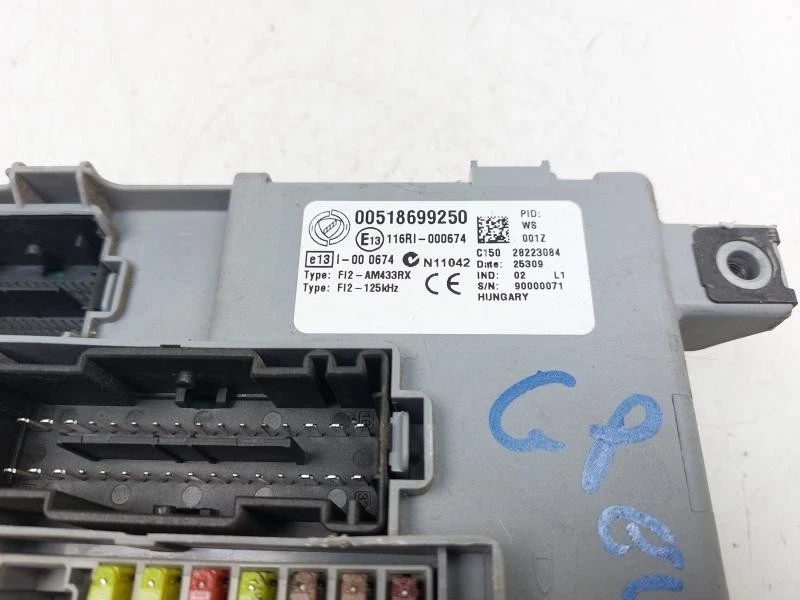 00518699250 BODY COMPUTER FIAT PUNTO EVO (199) (2009>2012) 5P BERL - Immagine 3 di 3