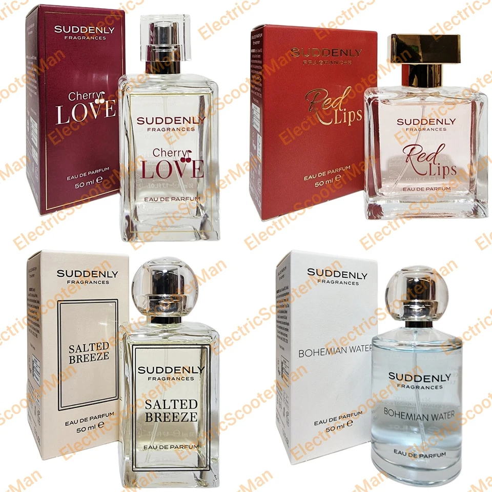 Suddenly Women 50ml Fragrances Cherry Love / Red Lips / Salted Breeze / Bohemian