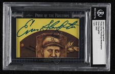 2013 Leaf Pride of the Pinstripe Cut Signatures 1/1 Enos Slaughter Auto HOF 4f5