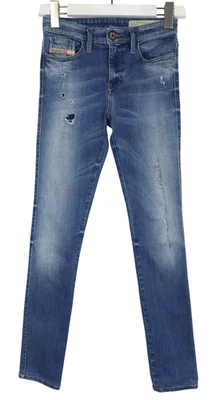 DIESEL Skinzee 0829Y Stretch Super Slim-Skinny Jeans Damen W26/~L28 Distressed - Bild 1 von 4