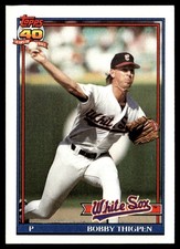 1991 Topps Bobby Thigpen Chicago White Sox #420