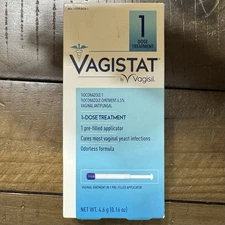 Vagistat 1 Day Single-Dose Infection Treatment Antifungal Ointment 04/26