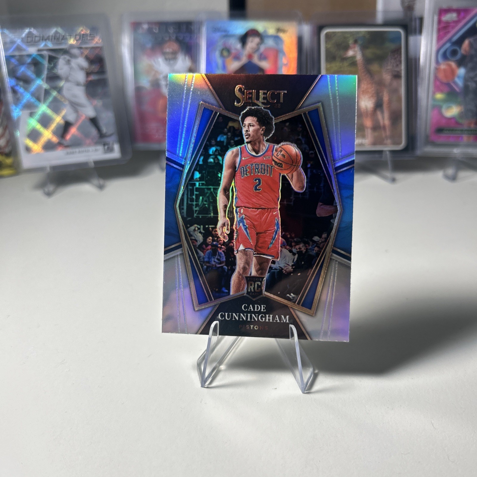 2021-22 Panini Select - Premier Level Cade Cunningham #116 Silver Prizm (RC)