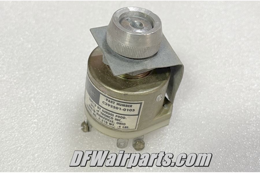 C292501-0105, A-510, Cessna 172 Aircraft Magneto Ignition Switch /No Key