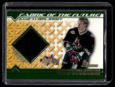 2002-03 Bowman YoungStars Fabric of the Future Ossi Vaananen Jersey Phoenix